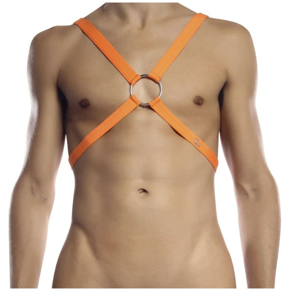 Petit Q Orange O-Ring Criss Cross Harness PQ200 One Size - Picture 2 of 2